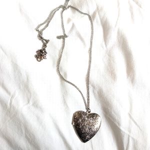 Heart locket necklace